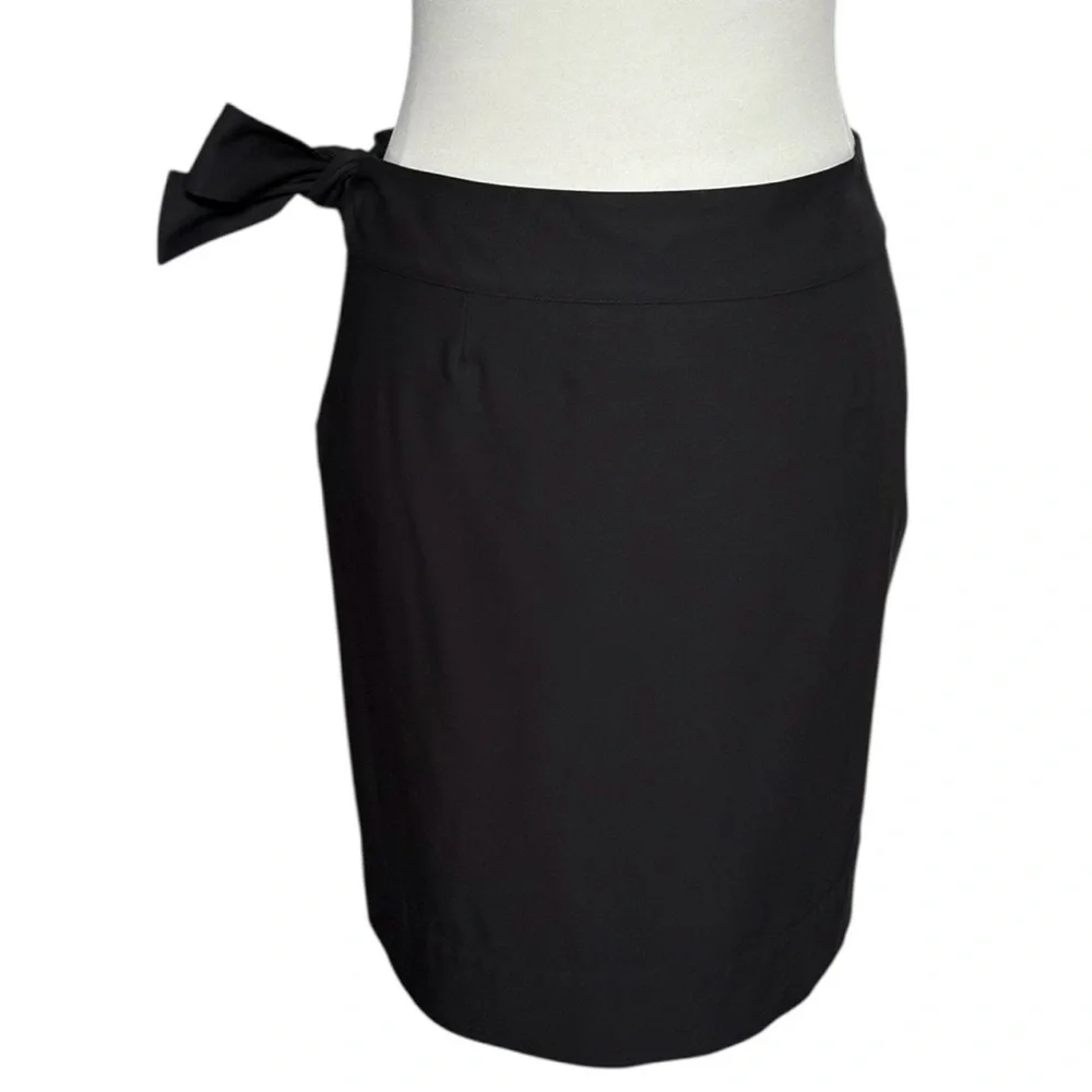 La‎ Perla Black Mini Wrap Skirt NWT Size 6